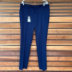 Topman Navy Dress Pants for Men